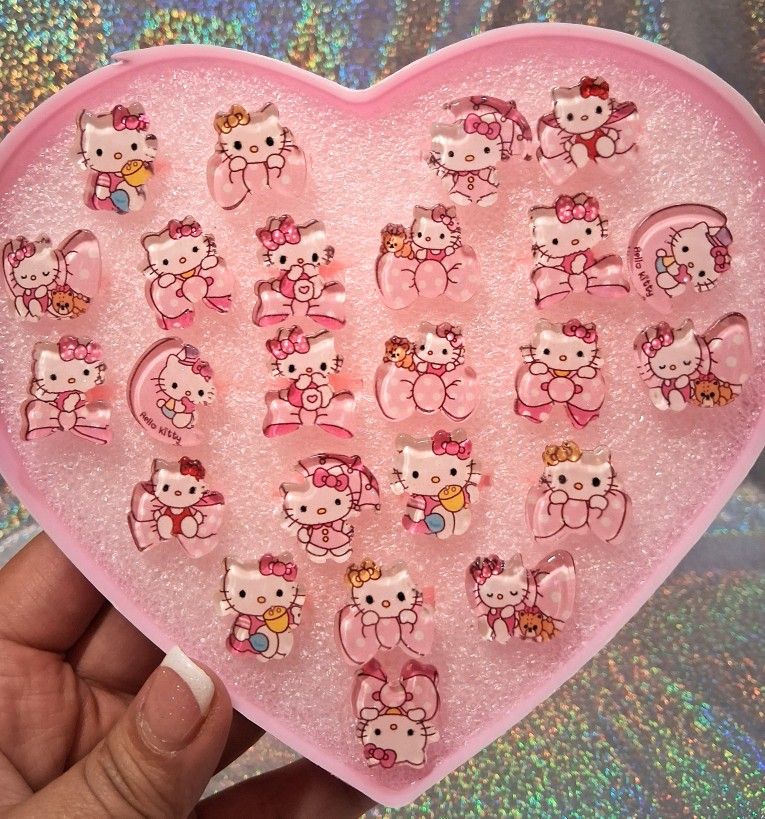 New Hello Kitty Kids Rings - 2 For $1.25