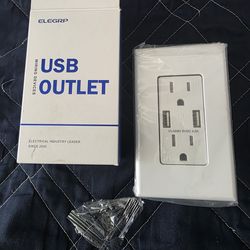New Dual USB Wall outlet