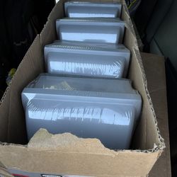 (4) HEAVY DUTY 2 gang bubble covers