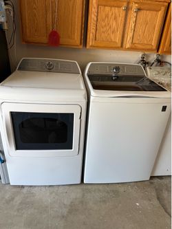 GE washer and Electric dryer