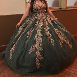 Green Quinceañera Dress