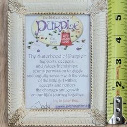 Sisterhood Of Purple Plaque