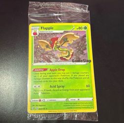 Flappe 22/192 GameStop Promo 2020 released HoloFoil with unfinished swirl rare