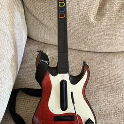 Guitar Hero Band Hero Guitar PlayStation 3 - PS3 No dongle untested  