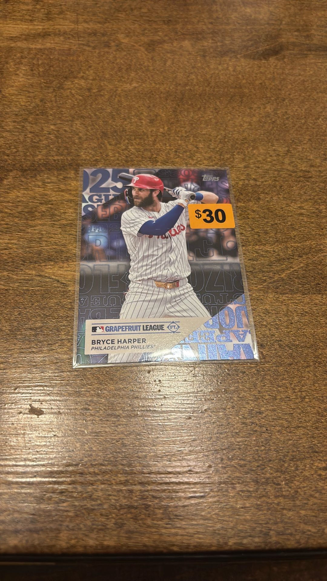 Philadelphia Phillies Bryce Harper Grapefruit League Insert 2025 Topps