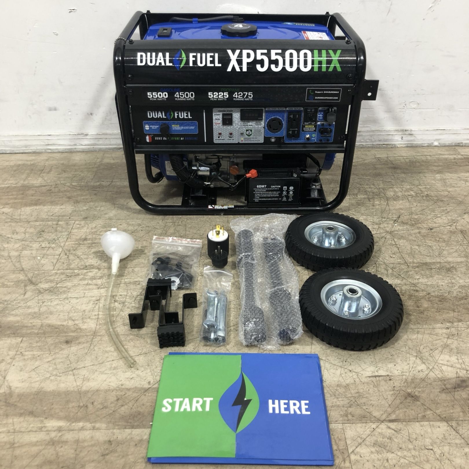 DuroMax 5500W Dual Fuel Portable Generator XP5500HX for Sale in Willoughby, OH OfferUp