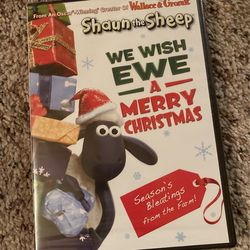 Wallace & Gromit Christmas Gift Shaun The Sheep We Wish Ewe A Merry Christmas DVD NEW Christmas Gift
