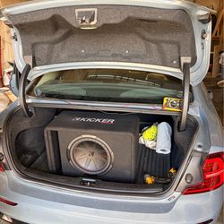 AMP included! Kicker 48VCWR122 CompR Series 500W RMS 2 Ohm Vented Loaded Subwoofer