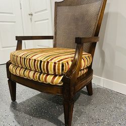 Caned HIGH BACK CHAIR- Bassett