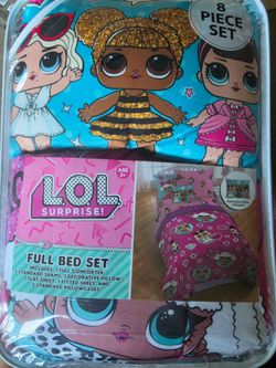 L.O.L. Surprise! 8-Piece Full Bed Set