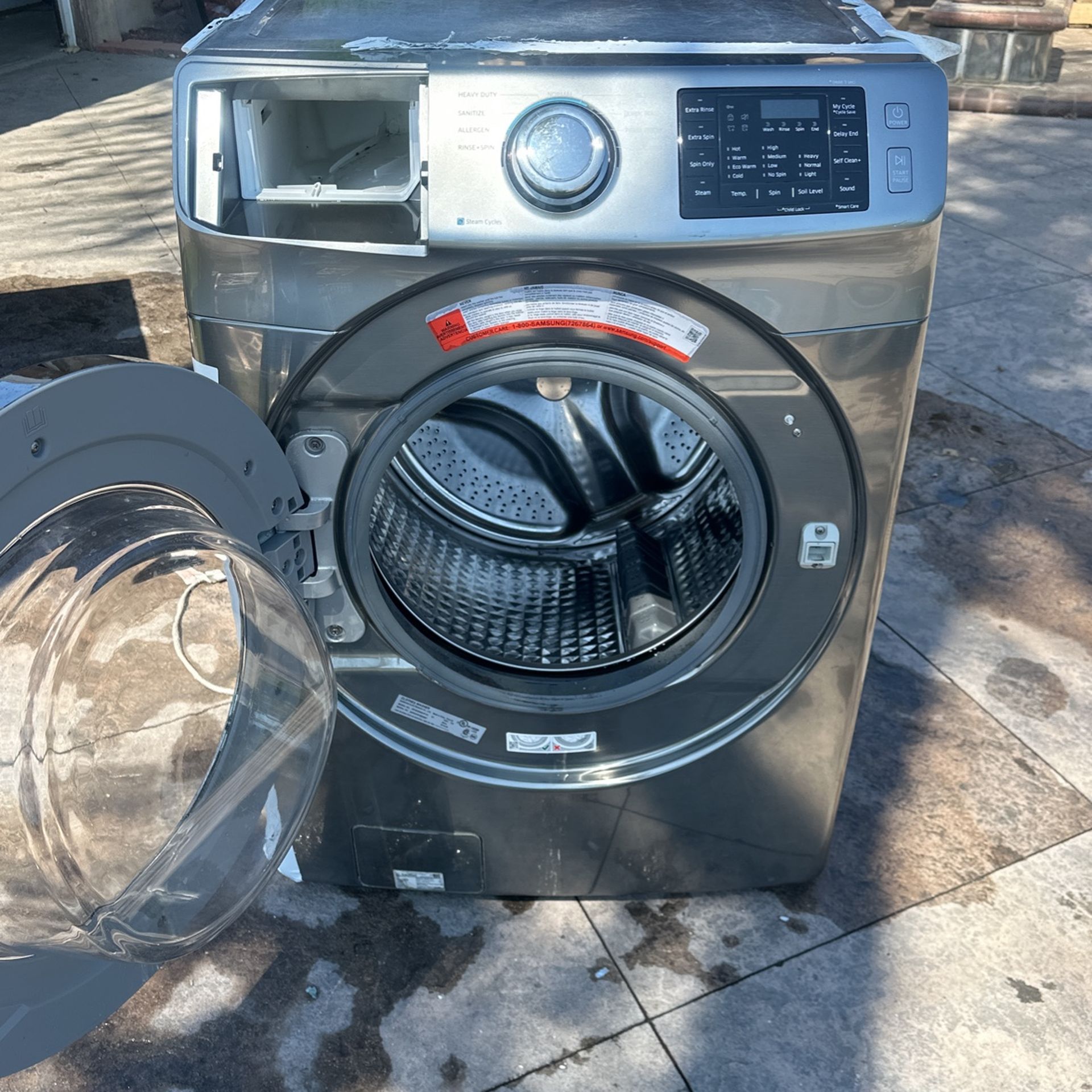 Samsung Washer And Dryer (grey)