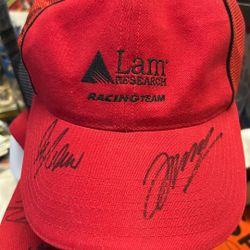 Vintage Racing Hat, Two Signatures