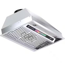 30 in. Insert Range Hood in Stainless Steel with Voice/Gesture/Touch Control, Ducted/Ductless Convertible, 900 CFM $380
