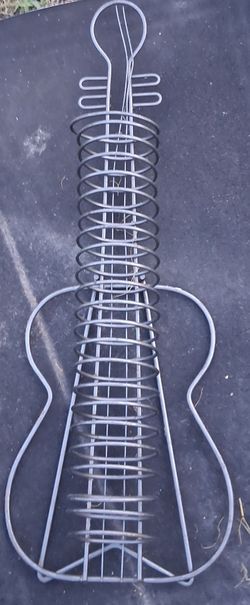 Metal Wire Guitar  Cd Holder
