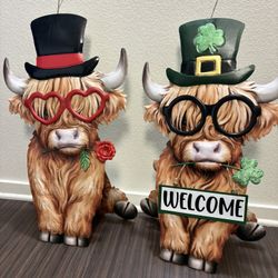 Cow Welcome Signs 