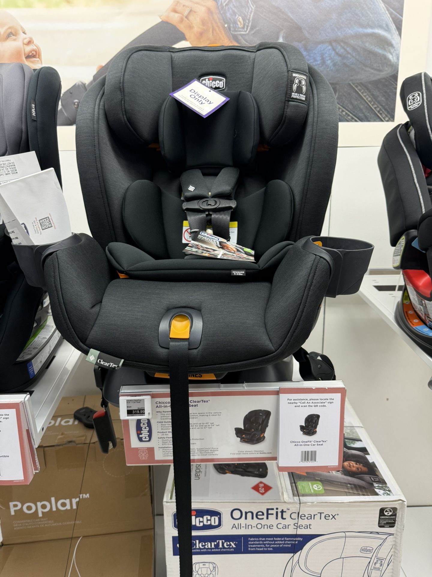 ***Brand new** OneFit ClearTex All-in-One Car Seat