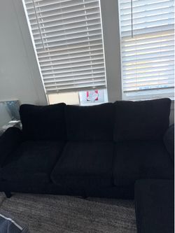 Small Wayfair Sectional with Storage!!