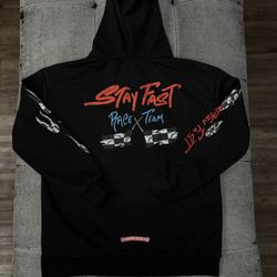 Chrome Hearts Stay Fast Hoodie Black