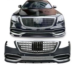 2018+ New Facelift Front Bumper For Mercedes W222 S-Class Maybach Style 560 550