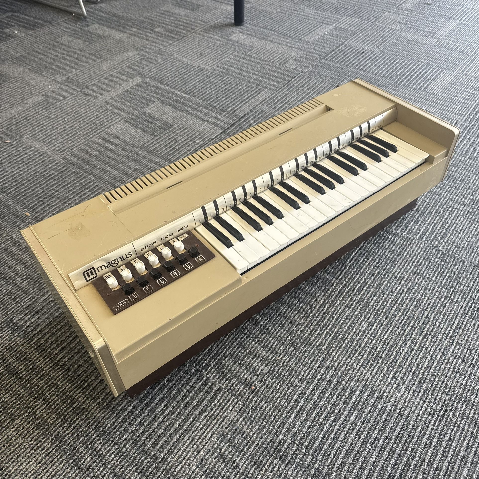 Vintage 60’s Magnus Electric Chord 440 Organ Piano Keyboard