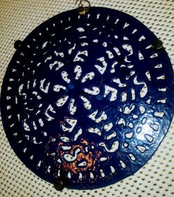 Beautiful Cobalt Blue Hanging Kitchen Trivet