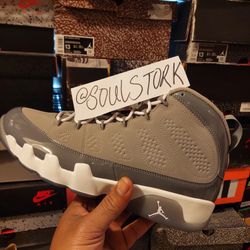 Jordan Retro 9 Cool Grey