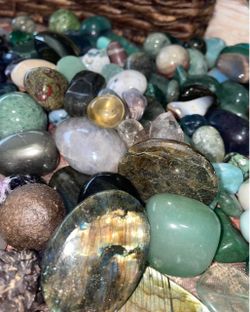 One big scoop of random crystals