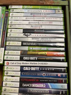 Xbox 360 Games $10 Each