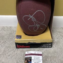 Jerome Bettis Pittsburgh Steelers Autographed Football With COA
