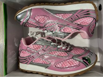 Pink Bottega Veneta Sneakers Size 40