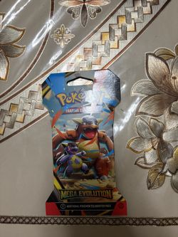 Mega Evolution Sleeved Pokemon Booster 