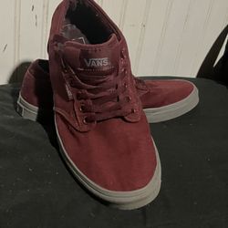 Burgundy Vans