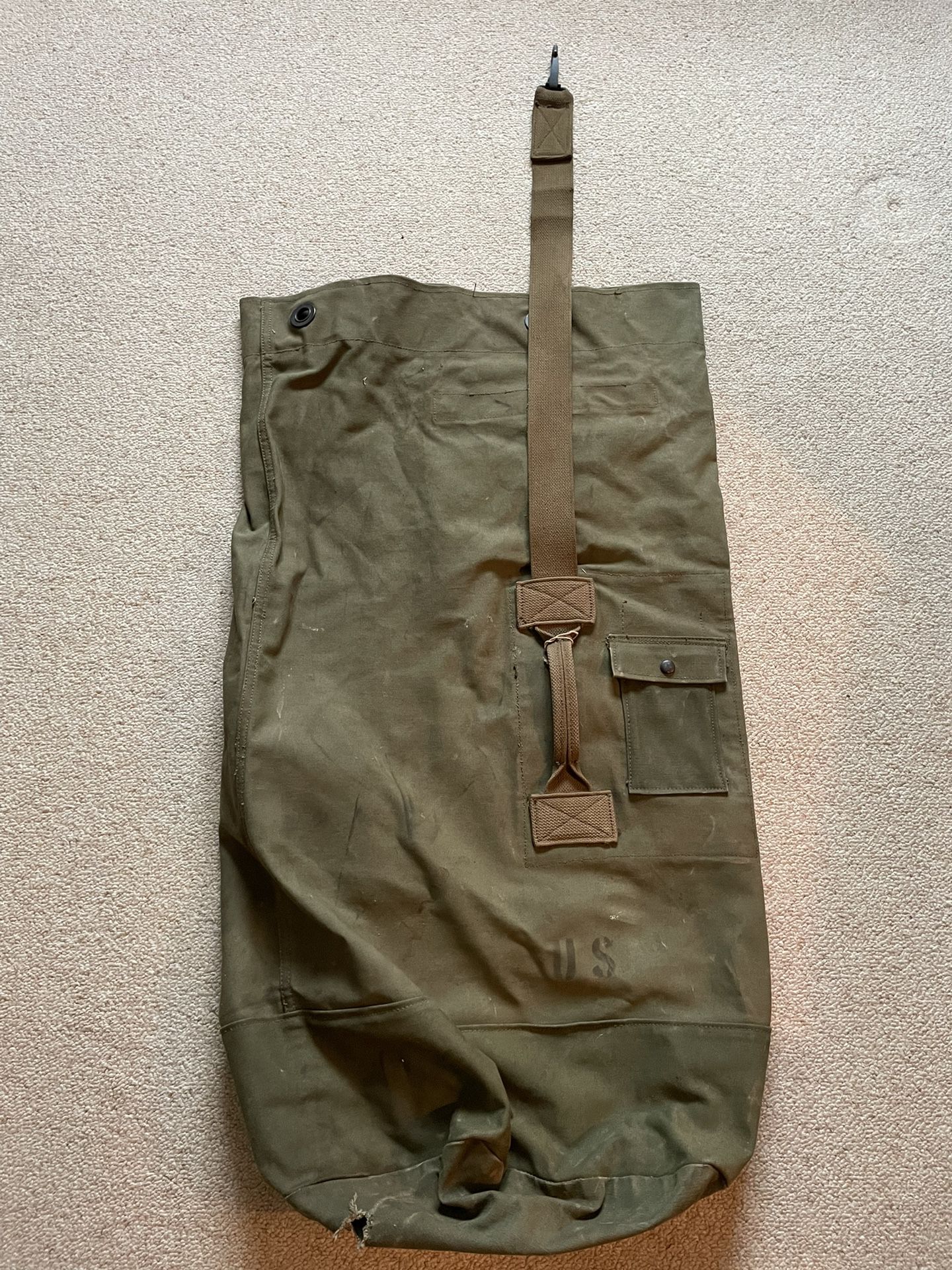 Vintage US Army Duffle Bag