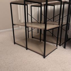 11" 4 Cube Storage Shelves - Brightroom™: Modular Storage Furniture, Anti-Tip, Paper Laminate, Powder-Coated Steel