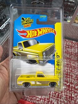 Hot Wheels Yellow 83 Chevy Silverado Pickup Truck