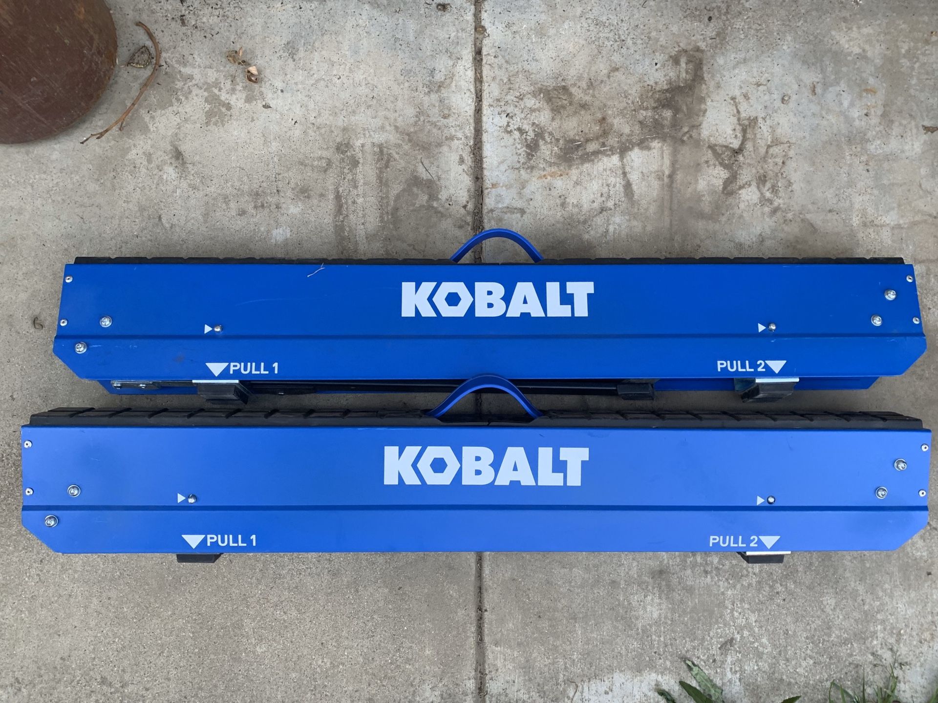 Kobalt steel saw horse set of 2