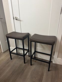 Two Kitchen Island Chairs