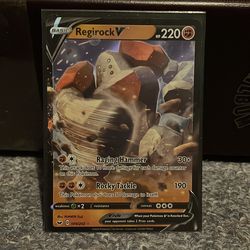 Regirock V Pokémon Card
