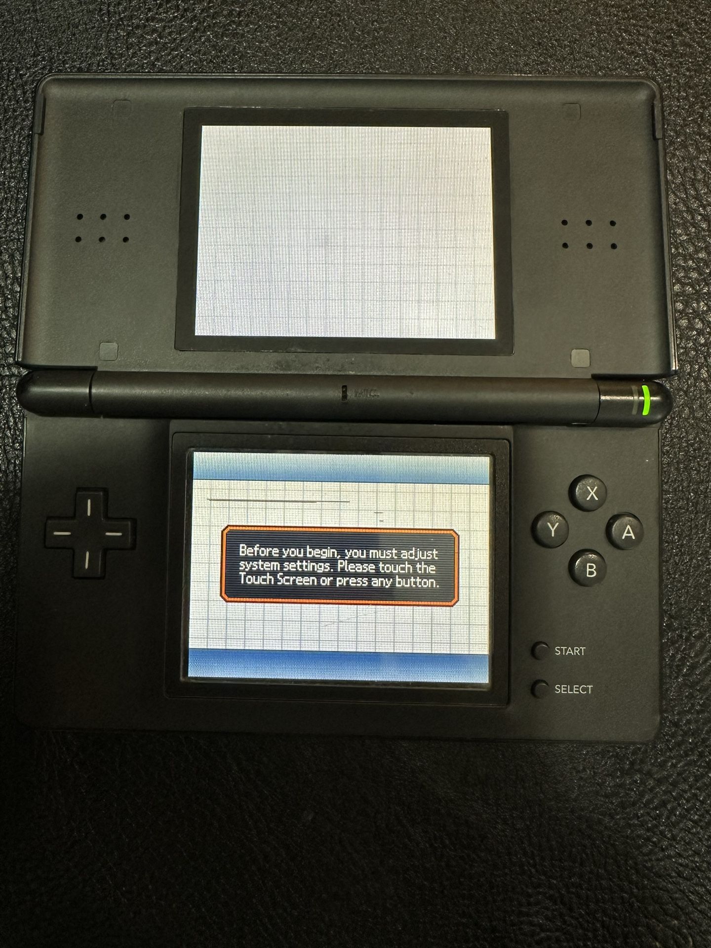 Nintendo DS Lite USG-001 2006 Model Black Color Only. Hinges hold only upright Tested