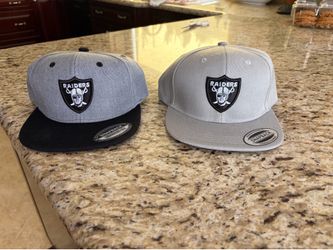 2 New Raiders SnapBack Caps
