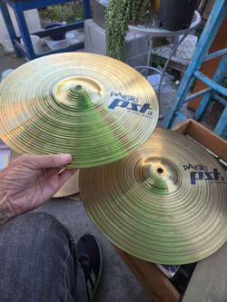 Paiste 14 inch hi hat cymbals