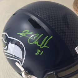Kam Chancellor Replica Seahawks Signed Helmet 