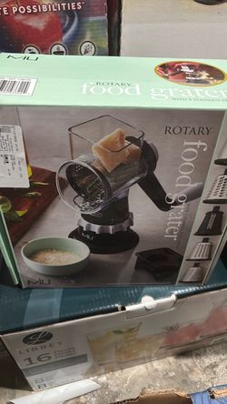 MIU Rotary Food Grater with 5 Stainless Steel Drums