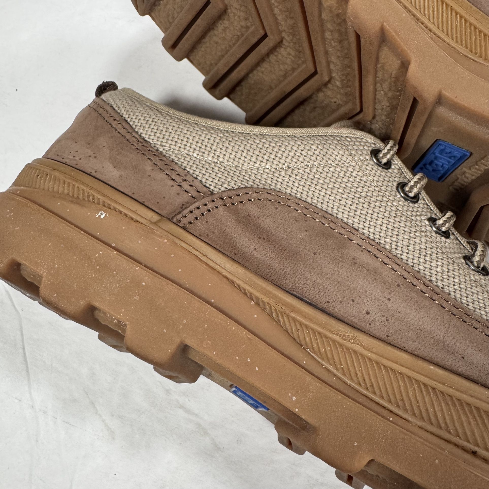 Pro Keds Leather Keds Tan Keds Outdoor Brown Leather Tan Canvas Gum Lugged Sole Hiking Shoes Women