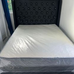 Luxurious button tufted Tall frames available | King Queen delivery available 