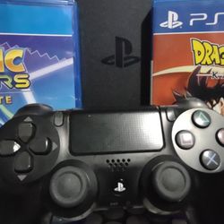 PS4 SONY HDMI 2 GAMES 1 CONTROL 