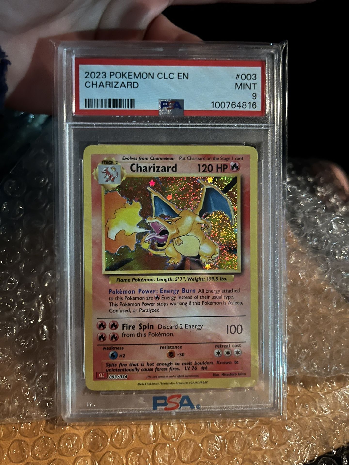 Pokemon Psa Charizard CLC