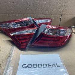 #211 Fit 15-17 Toyota Camry Red LED Tail Light Brake Lamps 4 Pieces 