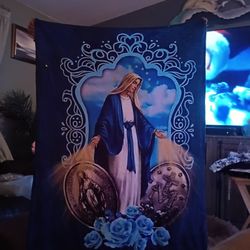 Soft Cuddly Religious Blanket 40x 50