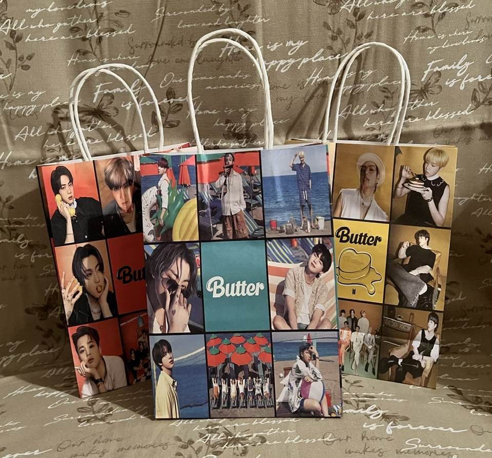 9 BTS Fans, Butter Goodie Party Bag Decoration Supplies,